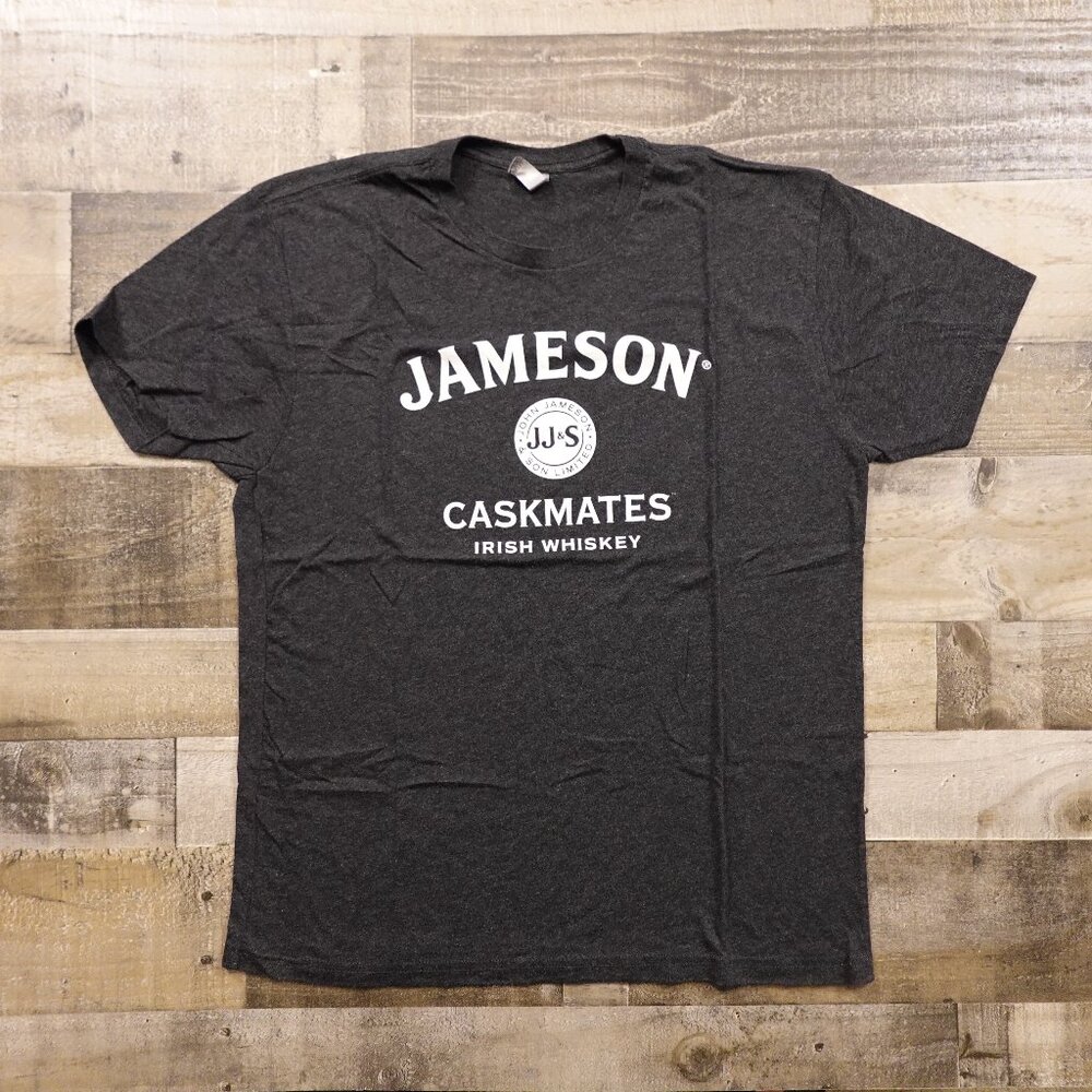Jameson Caskmates Irish Whiskey Graphic T-Shirt Men’s XL Charcoal Bar Distillery